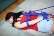 Sabrina hogtied
