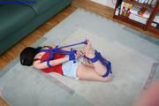 Sabrina hogtied