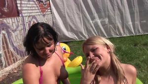 Outdoor Pool Fuck