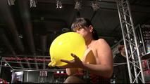 bare breasts on stage