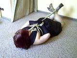 Sandra hogtied 3/4