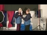 Jenny and Yvonne having a good time together wearing sexy shiny nylon rainwear (Video)