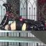 Ana in straitjacket hooded