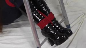 Jasmin tied to a ladder 2/2