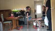 Lea, Saskia und Wendy - Die Bondageparty 2  Teil 3 von 5