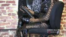 Latex boot seductress