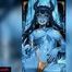 Gol Exotic Blue Demon Dancer Cartoon