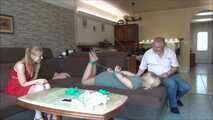 Gina and Stefanie - The Entrance Exam 1 Part 2 of 4