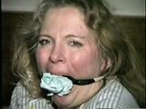 30 Yr OLD SINGLE MOM IS HOME MADE RING-GAGGED, MOUTH STUFFED & HAS FINGERS STUCK IN HER MOUTH (D46-16)