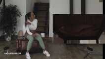 Mistress Nomi Melone smokes and pees on the toliett box Pictures in pictures