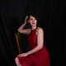 bunny im roten kleid