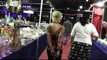 Public Bondage Walk and displayed in Public for Lena King