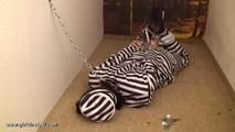 Irina in the cage in heavy steel part 3