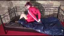 Get 2 Archive Videos with Mara enjoying Bondage in her Shiny Nylon Shorts