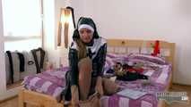 Sofi Goldfinger is a hot nylon nun (video update)