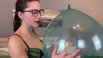 kissing, licking and nail2pop seven soap balloons