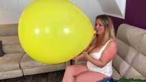 Blow2Pop-try yellow U25 with mouthpiece and nail2pop it