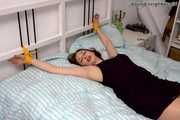 Leonie - Tied up in bed