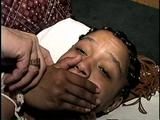 18 Yr OLD STUDENT SHANNA IS MOUTH STUFFED, CLEAVE GAGGED, HANDGAGGED, WRITES A RANSOM NOTE & MAKES RANSOM CALL TO HER DADDY (D64-1)
