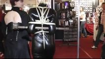 Public Bondage Walk with Claire Adams