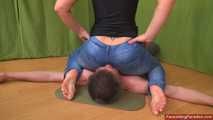 Yvette's jeans-ass fullweight on your face