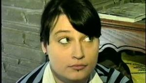 22 YEAR OLD DEREK IS WRAP TAPE GAGGED, BALL-TIED, TOE-TIED, DROOLING UPSKIRT, RED PANTIES & PANTYHOSE (D46-14)