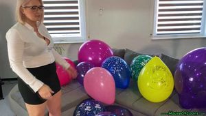 your girlfriend finds your balloons and pops all