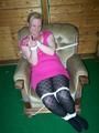 Tied in the summerhouse pics