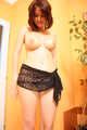 Webcam striptease in black lingerie