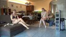 Gina and Stefanie - They tickle each other Part 4 of 6