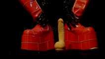 Gothic trample monster boots