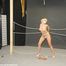 Cindy topless and chained