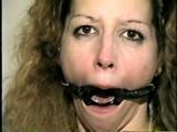 TAMARA IS HOME MADE RING-GAGGED, MOUTH STUFFED & TIT TIED (D45-5)