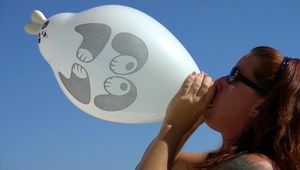 At the beach