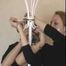 Alexa and Satisfaction Girl - Two girls and one coat rack: self-bondage session with a twist (video)