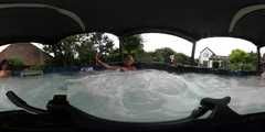 Fun in the pool Virtual Reality