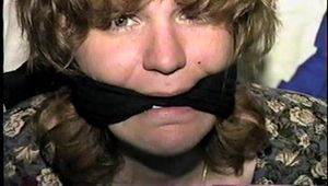 28 YEAR OLD HOUSEWIFE GETS MOUTH STUFFED, CLEAVE GAGGED, HOG-TIED, BAREFOOT, TOE-TIED, WET WRISTS GAGGED & TIGHTLY HANDGAGGED (D63-9)