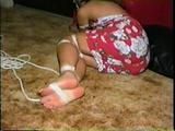 18 Yr OLD LATINA TAPED UP & FOOT TICKLED (D19-10)
