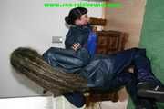 Get 548 Pictures with Jill tied and gagged in shiny nylon rainwear from 2005-2008!