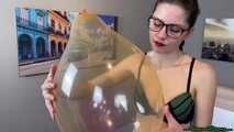 kissing, licking and nail2pop seven soap balloons