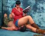 Jill Diamond's western-facesitting