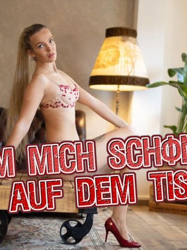 Take me nice and hard on the table!