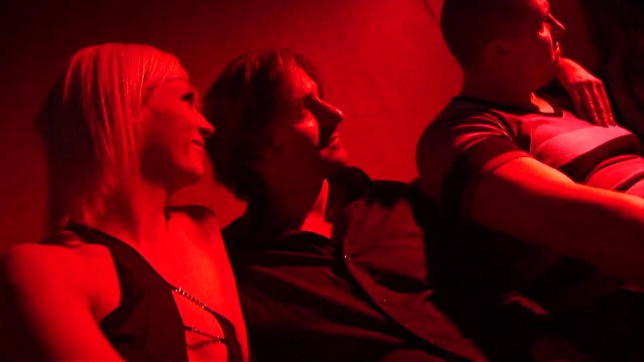 Cate, Cyprus And Tia In Black Lace And Fight For Assfucking Meatpole