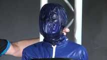 Ms Ungeniert tied and gagged in Rainwear