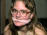 SCHOOL TEACHER, RING-GAGGED & CROTCH-ROPED (D14-11)