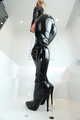 Black Latex Catsuit & Rubber Body
