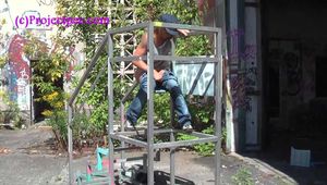 020169 Kathy Pees From An Old Platform