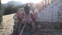 More Bondage Walk Training with tightly bound Tits for Slave Eva