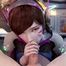 Hot 3D Dva POV blowjob and creampie
