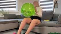 your girlfriend finds your balloons and pops all